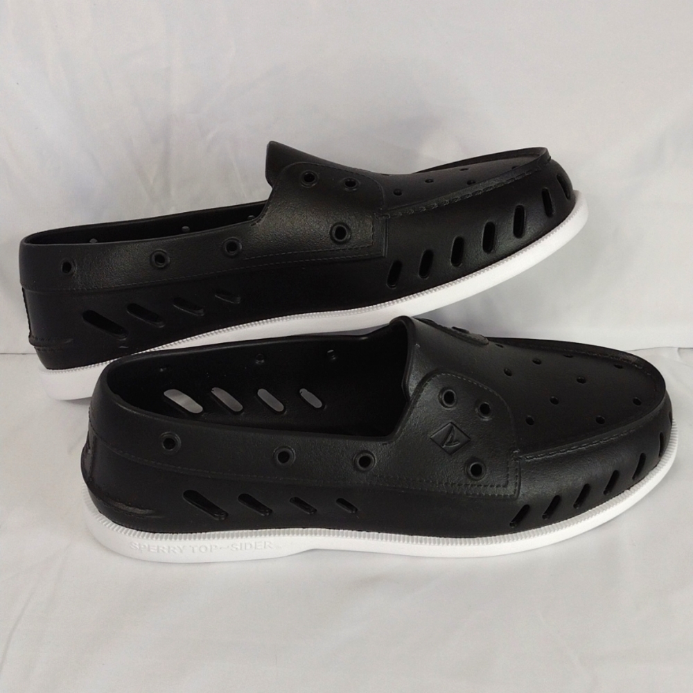 Men's Sperry float boat shoes size 13 black new